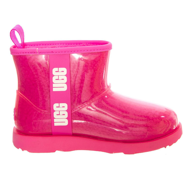 Classic Clear Mini II Taffy Pink K - Stivaletti Bambino Rosa UGKCLCLEMTP1112386K  UGG 