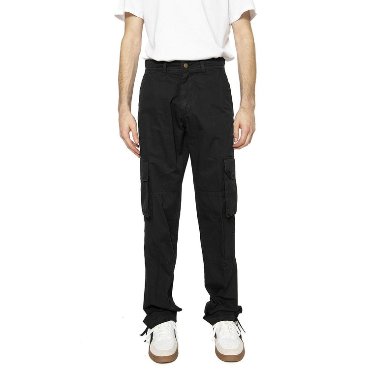 Light Cargo Black Pant - Pantaloni Uomo Neri 6080149-10158  CAT 