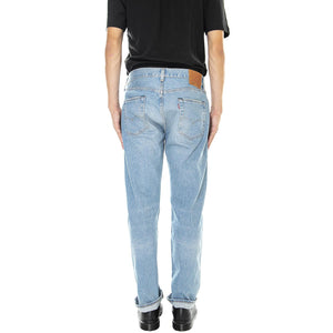 501 Basil - Pantaloni Denim Jeans Uomo Blu 00501-3108 . LEVIS 