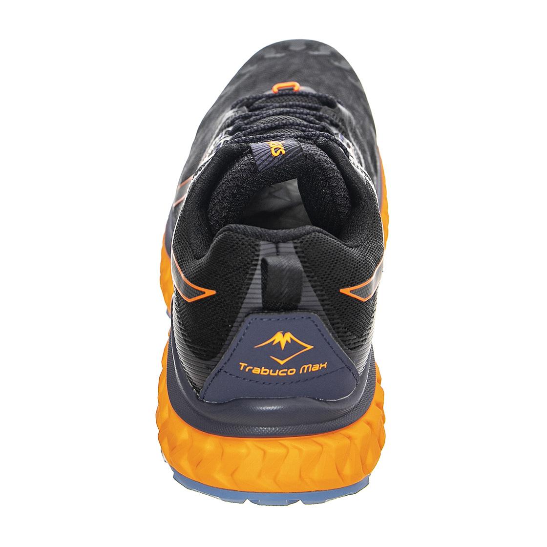 Trabuco Max Black / Shocking Orange - Scarpe Stringate Profilo Basso Uomo Nere 1011B028  ASICS 