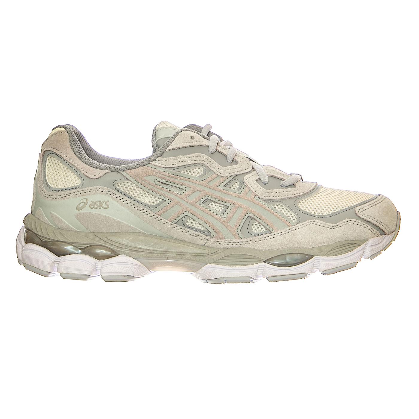 GEL-NYC - Gray - Scarpe Stringate Uomo Grigie 1203A663-101 CREAM/CLOUD GREY ASICS 