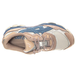 W' Gel-NYC Cream / Grey Floss - Scarpe Stringate Profilo Basso Donna Grey / Multicolore 1202A429-104  ASICS 
