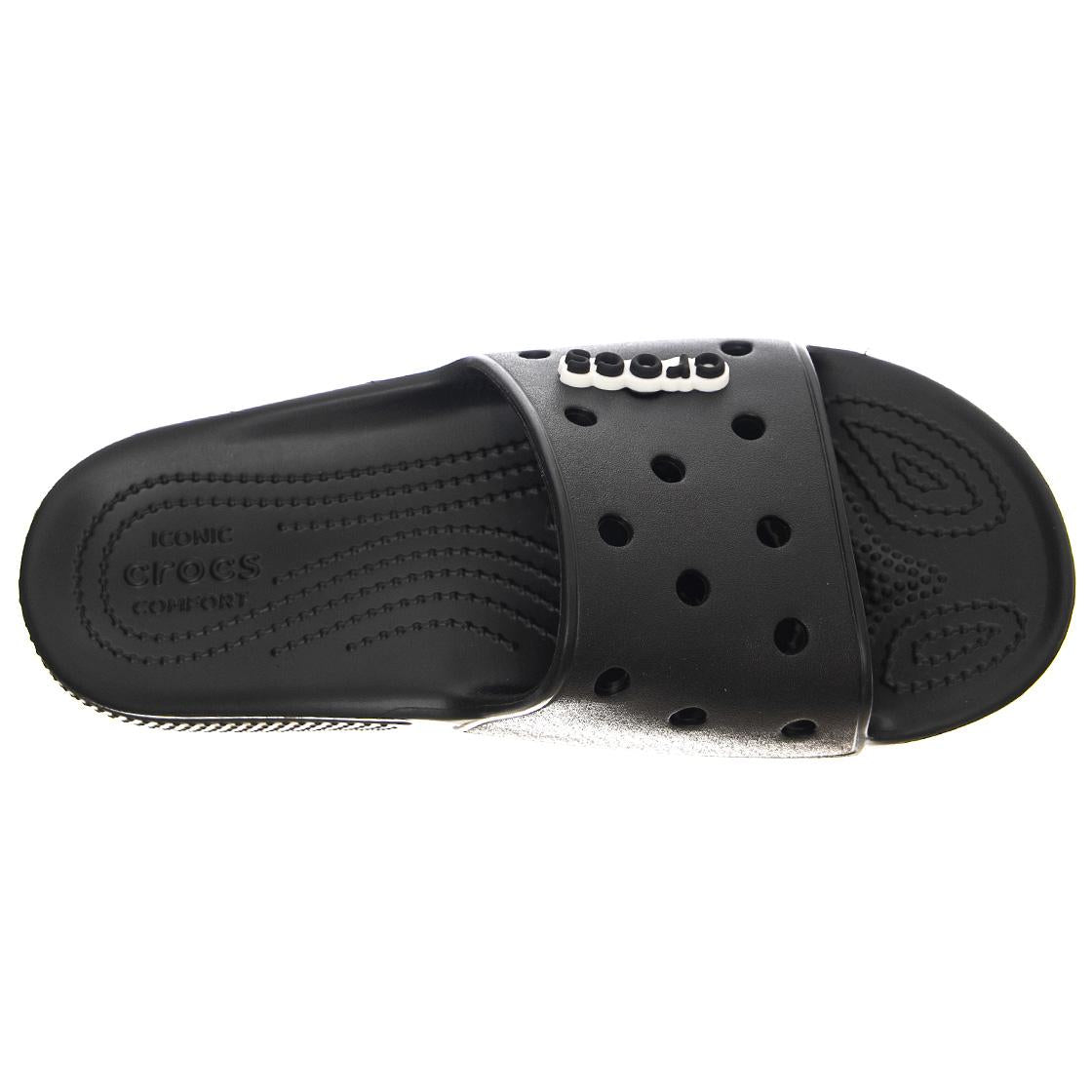 Classic Crocs Slide Black Sandals CR.206121-BLK  CROCS 