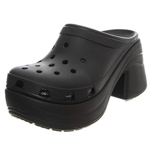 Siren Clog W BLK - Sandali Donna Neri CR.208547-BLK  CROCS 