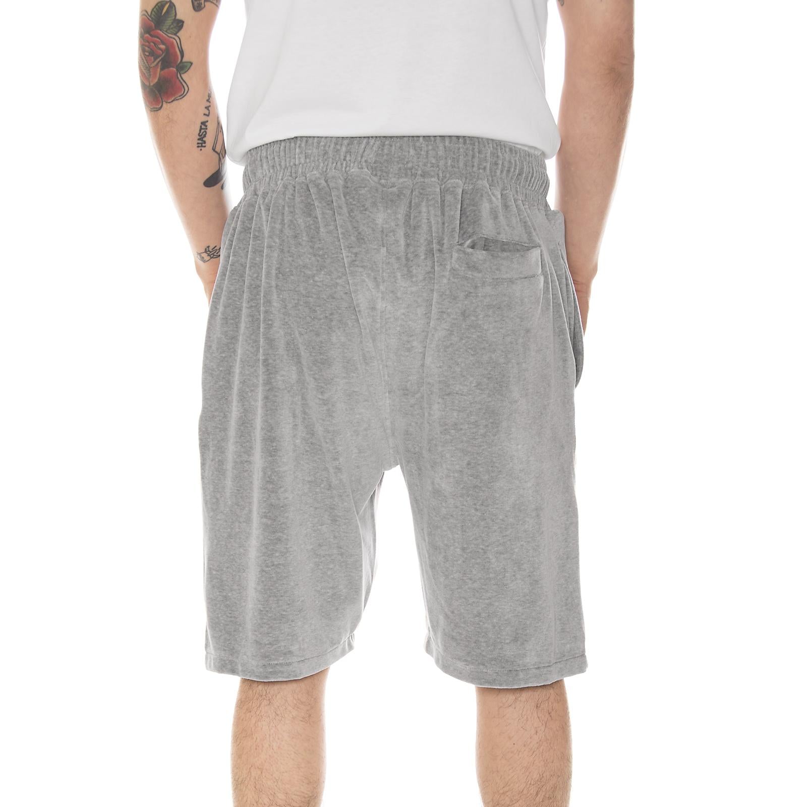 VELOUR SHORT GREY 112205-GREY  STUSSY 