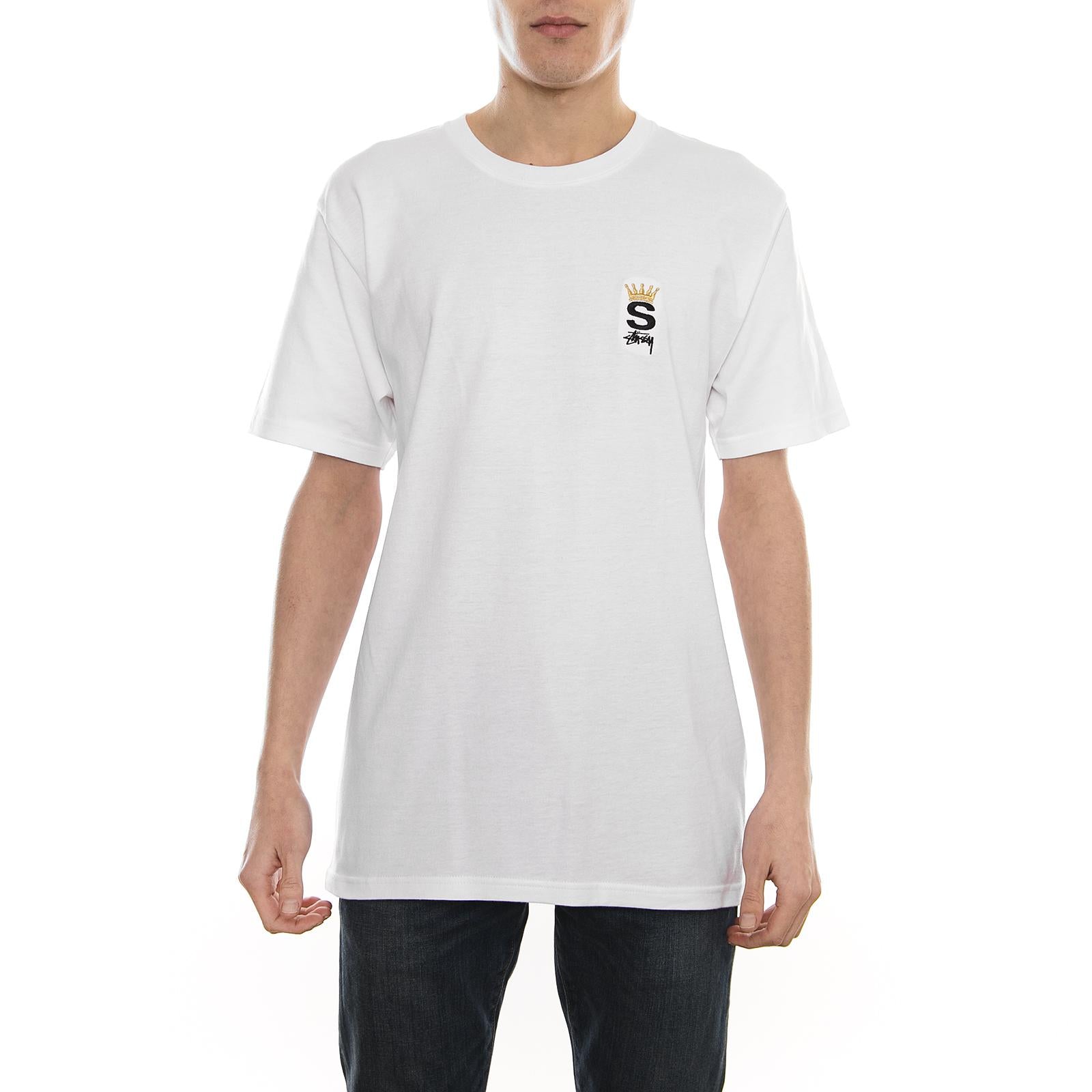 CROWN ROYAL TEE WHITE 1904183-WHITE  STUSSY 
