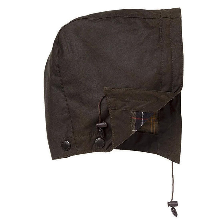 Classic Sylkoil Hood Olive - Cappuccio Staccabile Barbour Marrone FW22-MHO0003-OL71  BARBOUR 