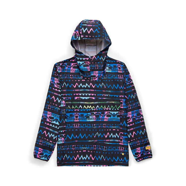 Voyage Anorak Zig Zag Jacket - Black / Blue - Giacca Leggera Uomo Nera / Blu 15003-00090  HERSCHEL 