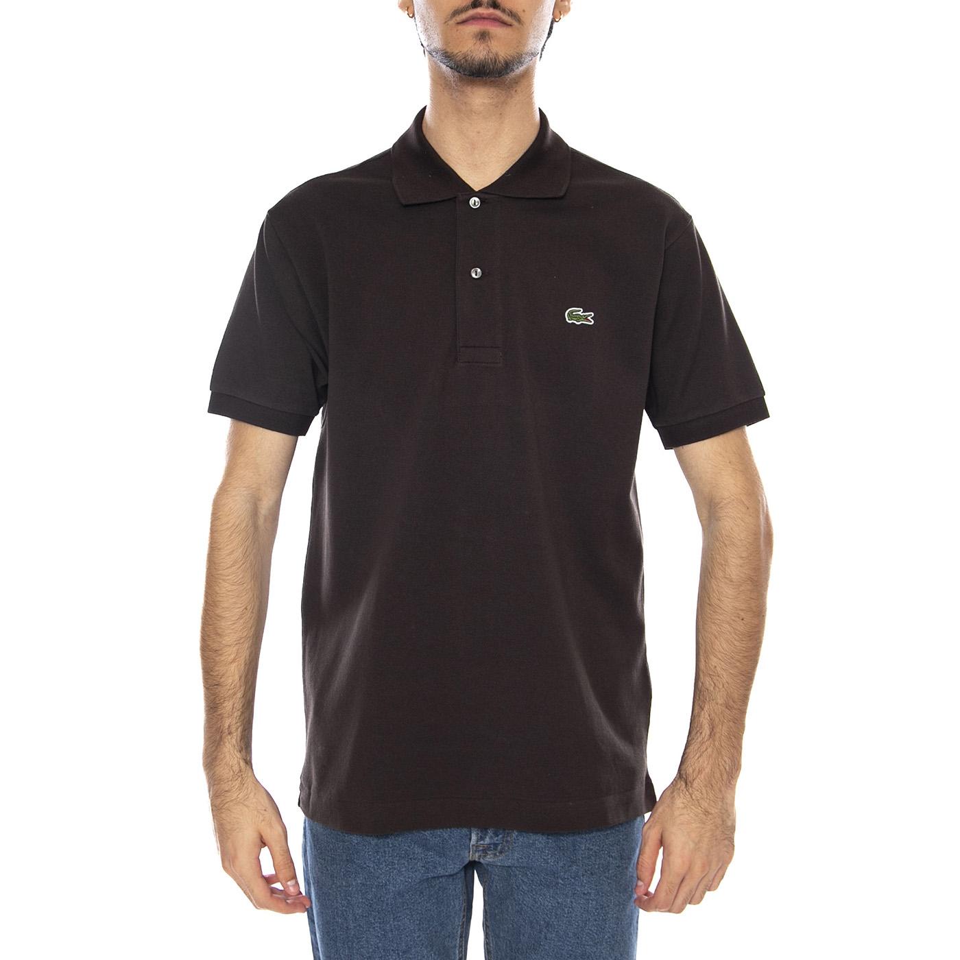 Maglietta M/C SKB Black Polo Shirt - Polo Uomo Marrone 1212-SKB . LACOSTE 