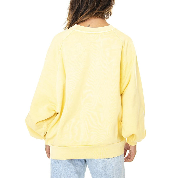 Snack - Felpa Girocollo Donna Gialla  XS A1898-0003  LEVIS 