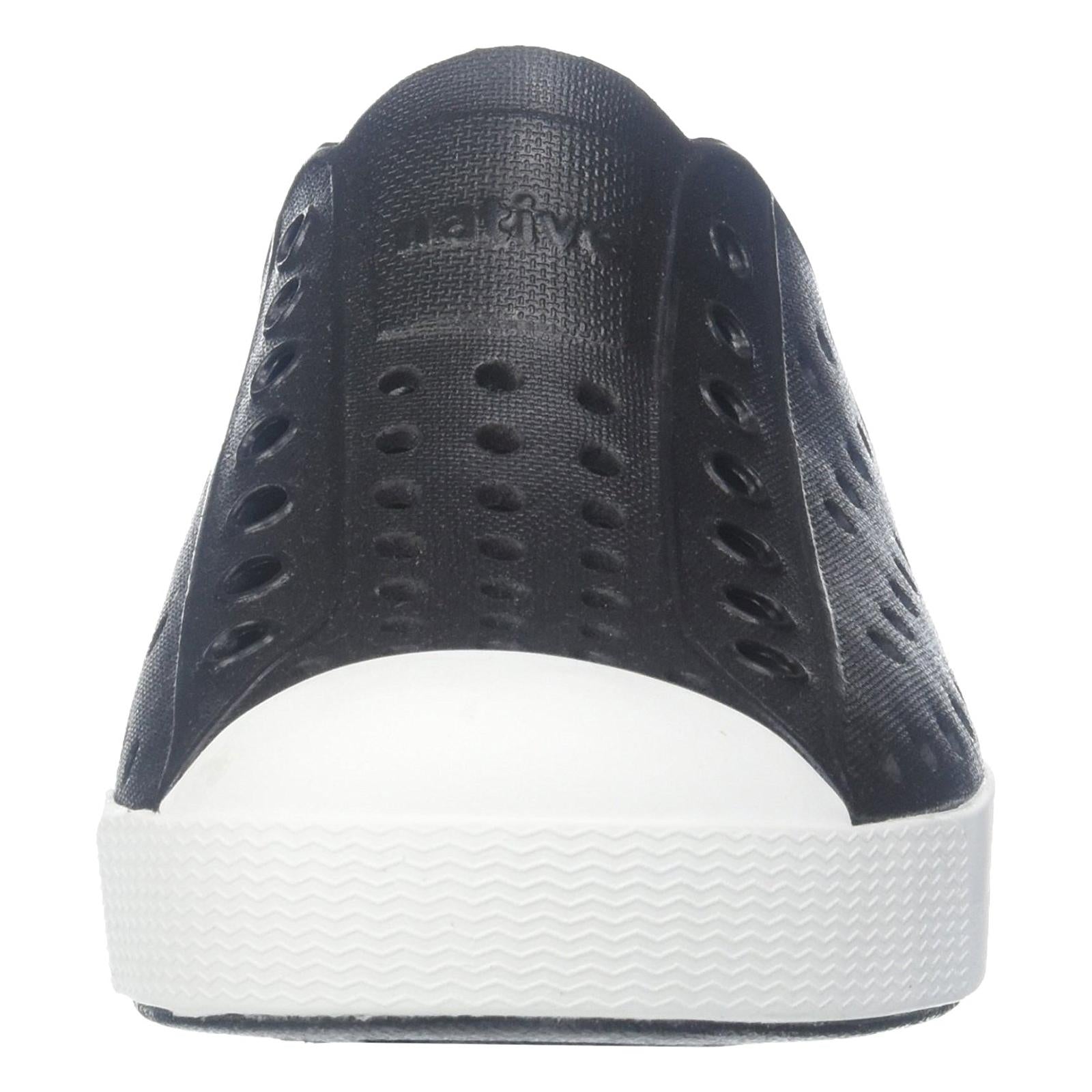 Jefferson Block - Scarpe Slip-On Profilo Basso Bambino Bianche / Nere 13100102-8336  NATIVE 