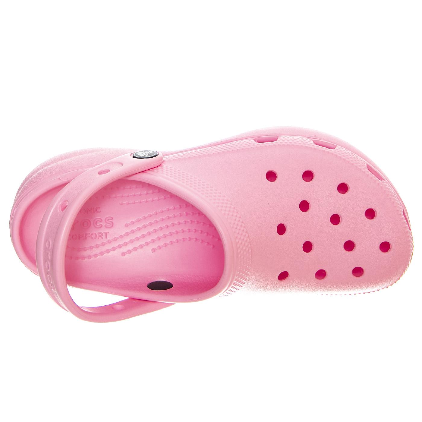 W' Classic Platform Clog W FLGO - Sandali Donna Rosa CR.206750-FLGO  CROCS 