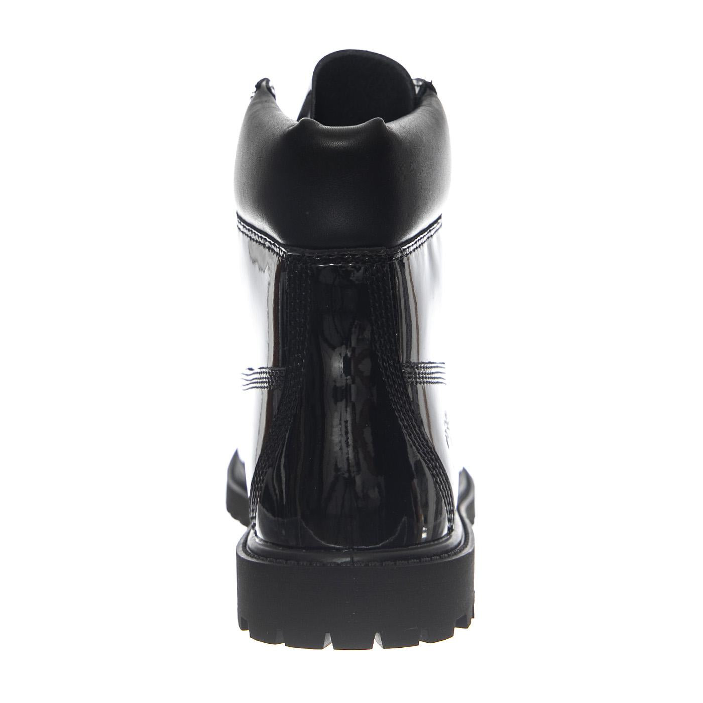 Premium 6 Inch Lace Up Waterproof Boot -- Stivali Donna Pelle Verniciata Nera TB0A43F8 EN31 TIMBERLAND 