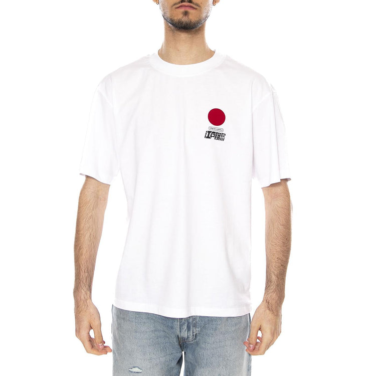 Sun TS SS White - Maglietta Girocollo Uomo Bianca I035002.02.00. 02,00 EDWIN 