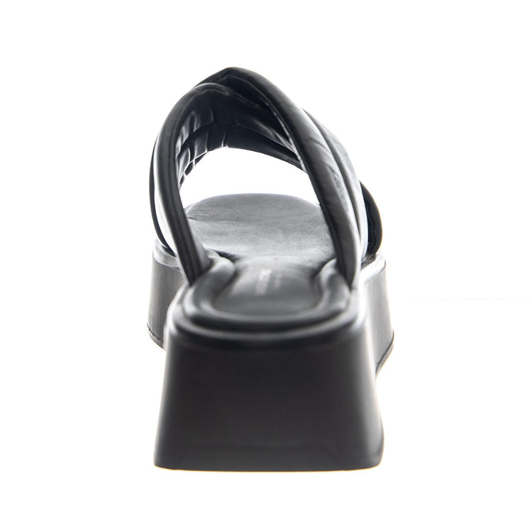 COURTNEY BLACK/BLACK COW LEATHER - Sandali Donna Neri VBS5334-201-92 . VAGABOND 