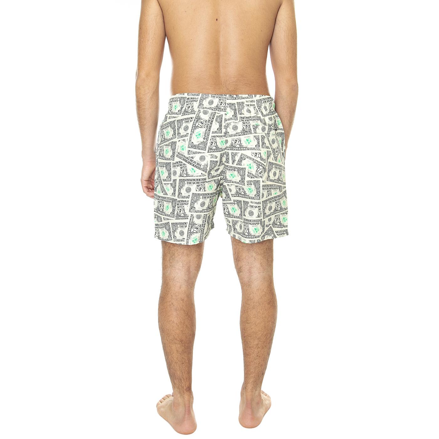 M' Mako Dollar Swimshort Bills - Costume da Bagno Uomo Multicolore Mako Dollar Swimshort Bills  SANTA CRUZ 