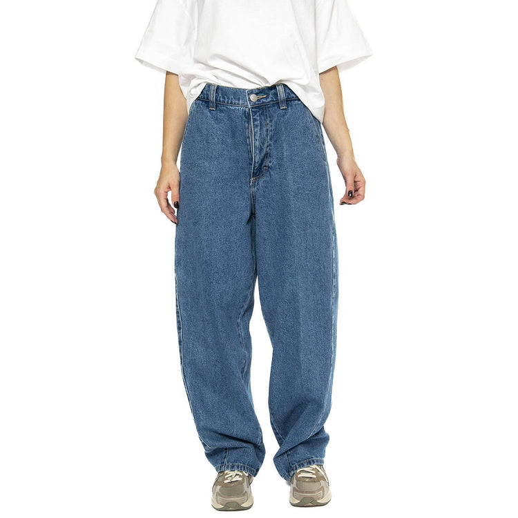 Obey Lily Carpenter Denim Light Indigo - Pantaloni Denim Jeans Donna Blu 242010052-LIN  OBEY 
