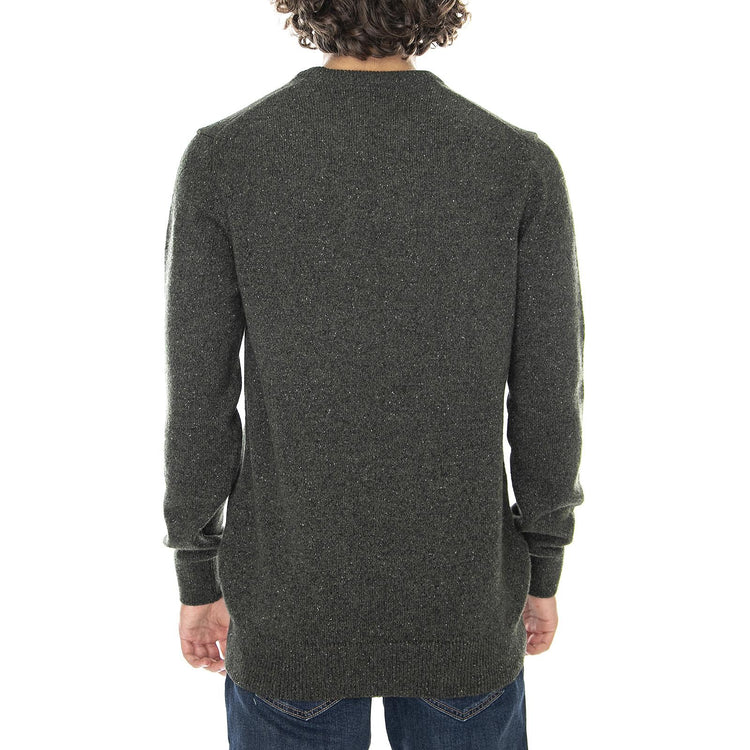 Tisbury Gn79 Crew Sweater - Green - Maglione Girocollo Uomo Verde MKN0844-GN79-FW20  BARBOUR 