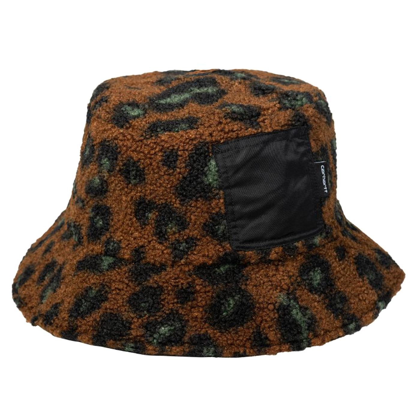 Orla Bucket Hat Camo Leo Jacquard, Tamarind / Black - Cappello da Pesacatore Multicolore I033794.2H4XX  CARHARTT WIP 