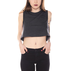 ROSECRANS TANK BLACK HEATHER 214389-BLACK HEATHER  STUSSY 