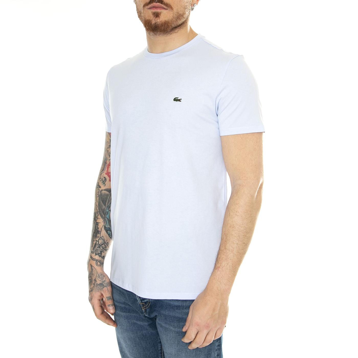 T-Shirt J2G Blue - Maglietta Girocollo Uomo Blu TH6709-J2G  LACOSTE 