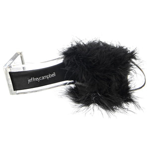 Luxuries Black Faux Suede+Fur - Sandali Donna Neri JCSJC-931-1-7 -BLA  JEFFREY CAMPBELL 