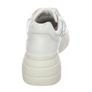 Womens Memory Shoes - White Leat - Scarpe Stringate Profilo Basso Donna Bianche MEMO01S1  STEVE MADDEN 