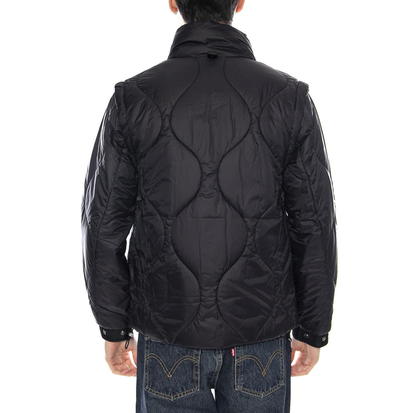 Two Padding Jacket Black - Giacca Piumino Uomo Nera OGJ023-BLACK . OFF GRID 