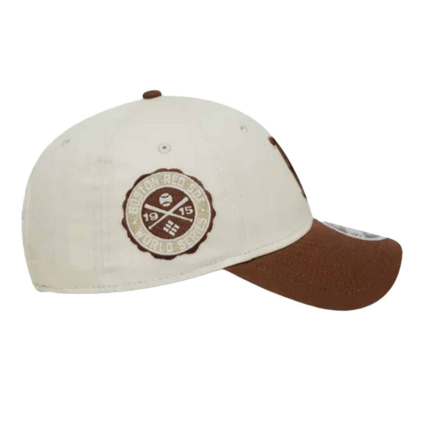 Ws Patch 9Forty MC Light Beige Boston Red Sox - Cappellino con Visiera e Logo a Contrasto Beige 60691351  NEW ERA 