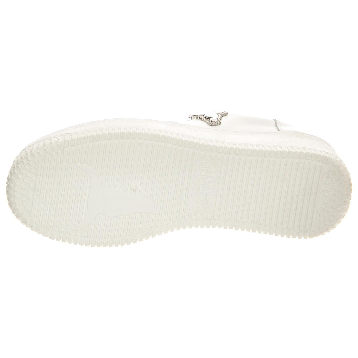 Risk White / Silver Brave / Jewelled White - Scarpe Donna Bianche WSPRISK-WHISIL  WINDSOR SMITH 