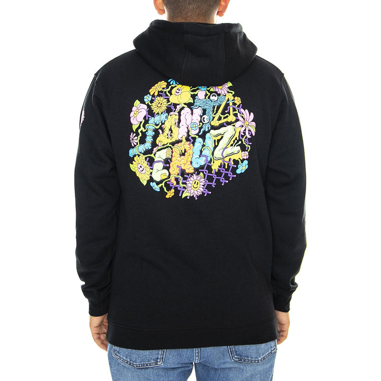  Baked Dot Hood Black  SANTA CRUZ 