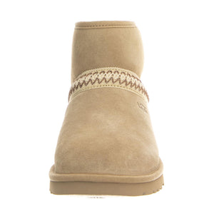W Classic Mini Crescent Mustard Seed - Stivali Donna Beige UGSCLMCRMDSD1158262W  UGG 