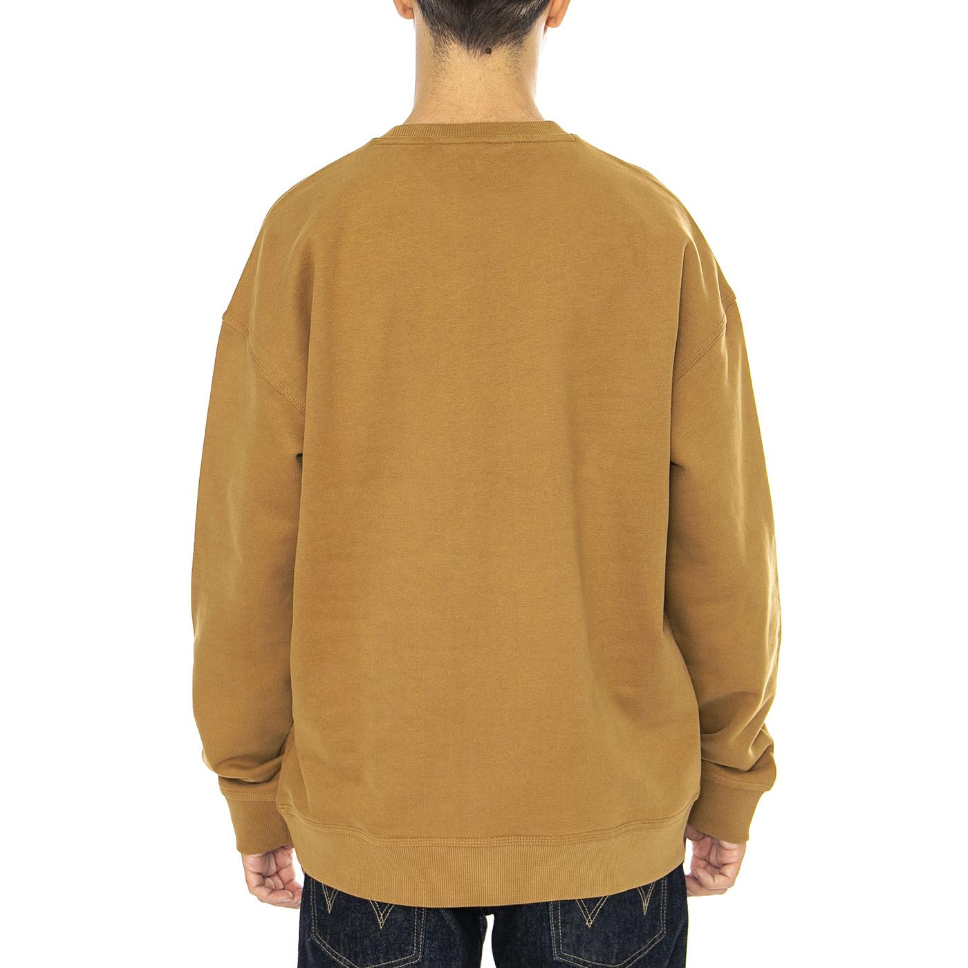 Workwear Sws Glazed Ginger - Felpa Uomo Marrone 112355610-BROWN  LEE 