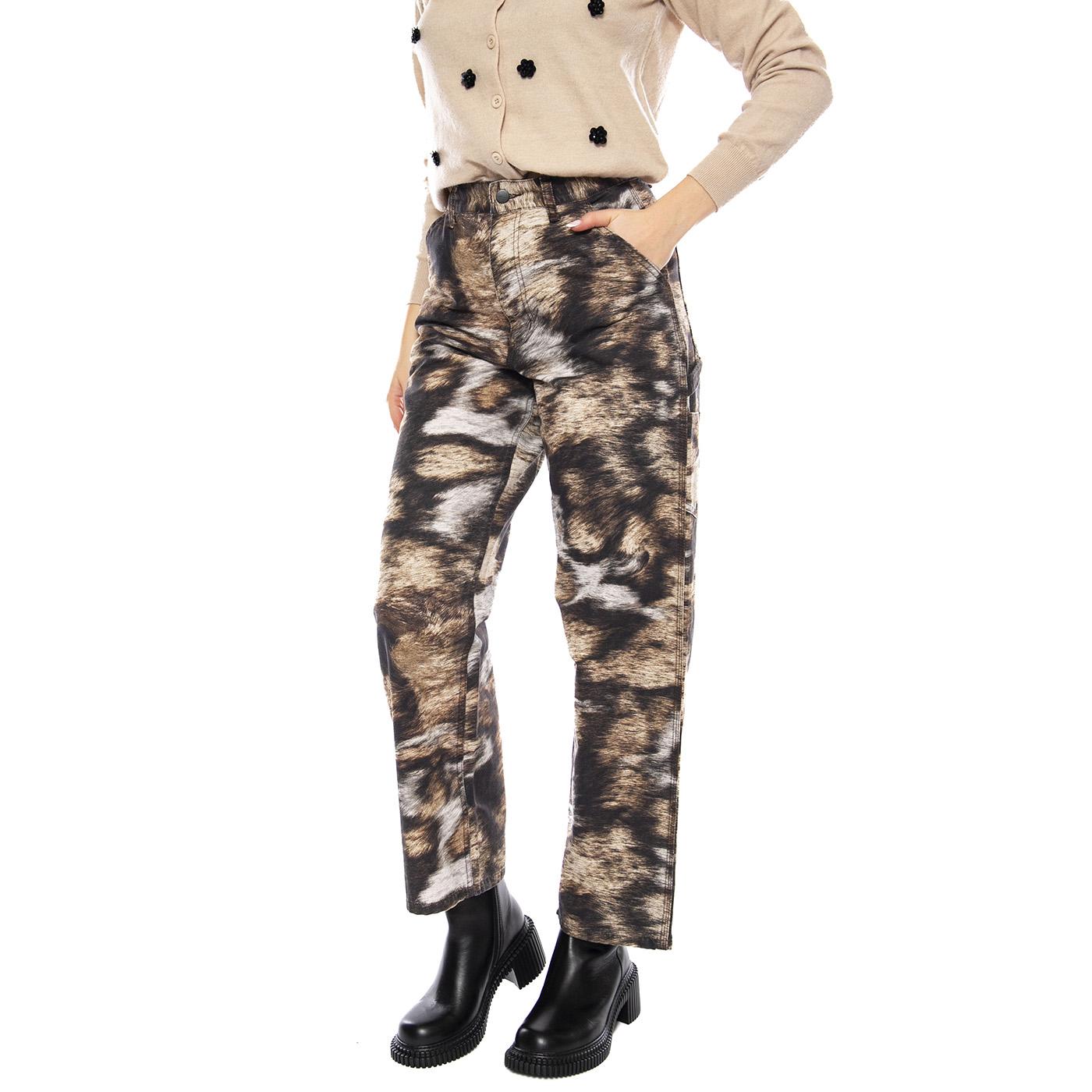 W Brandon Single Knee Pant - Multicolore - Pantaloni Donna I034880.38W.06.03 . CARHARTT WIP 