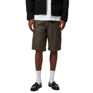REGULAR CARGO SHORT CYPRESS / RINSED - Bermuda Uomo Verde Scuro I028246-6302 . CARHARTT WIP 