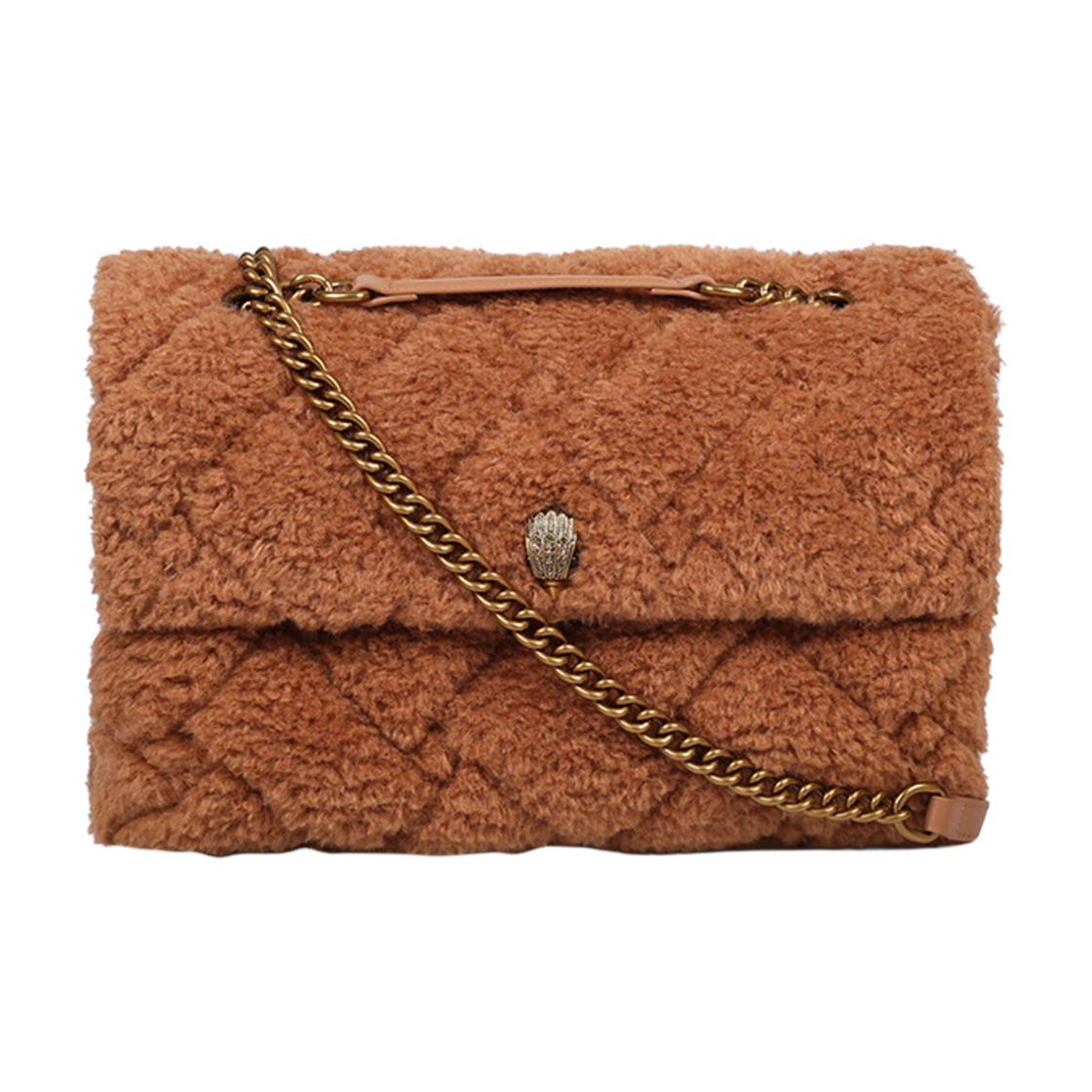 Kensington XXL - Borsa a Tracolla in Tessuto Marrone / Camel KGA4708548999-48  KURT GEIGER 