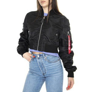 W' MA-1 Boxy - Giacca Estiva Donna Nera 136008-03  ALPHA INDUSTRIES 