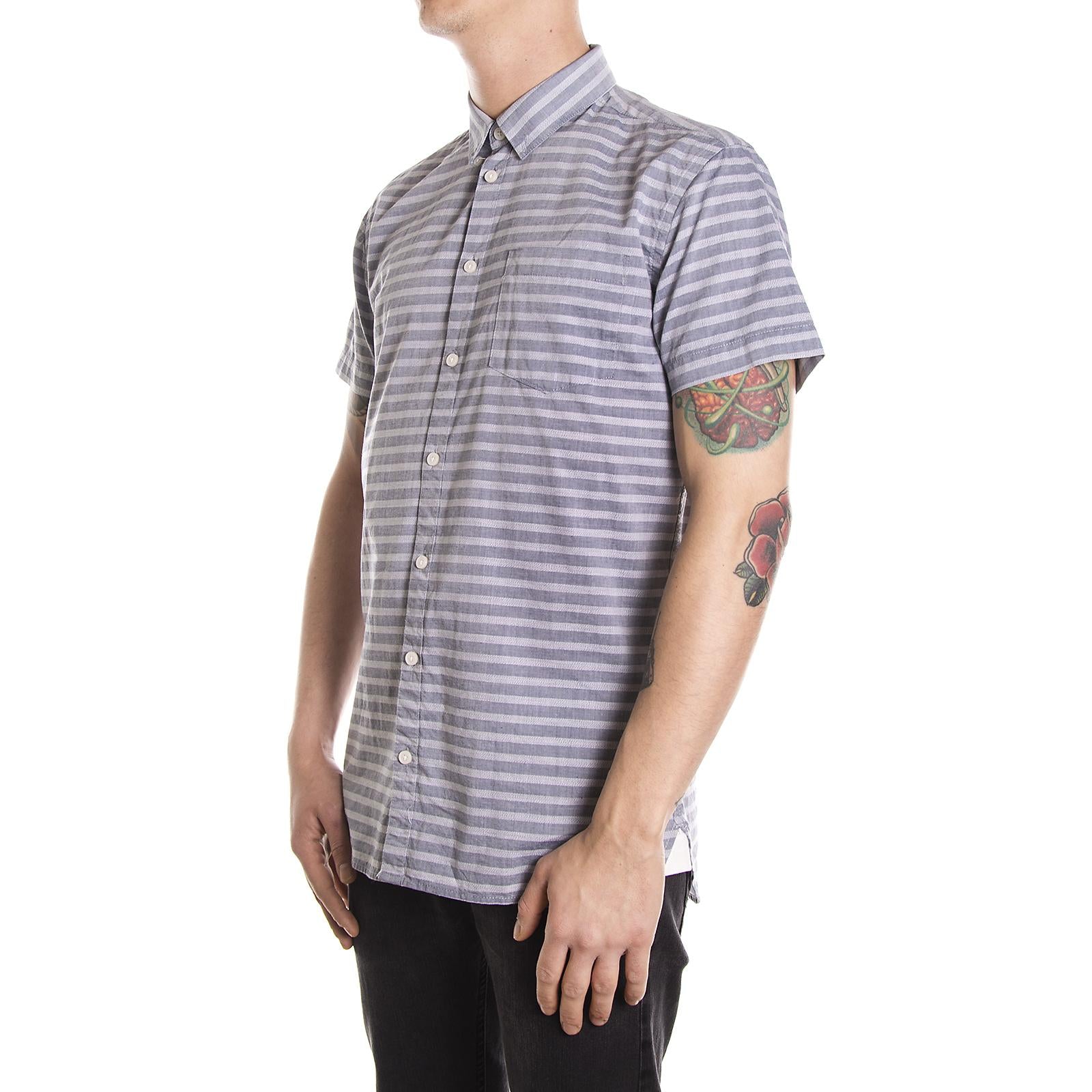 BELLINO SHIRT MEDIUM BLUE 140620082-1002  MINIMUM 