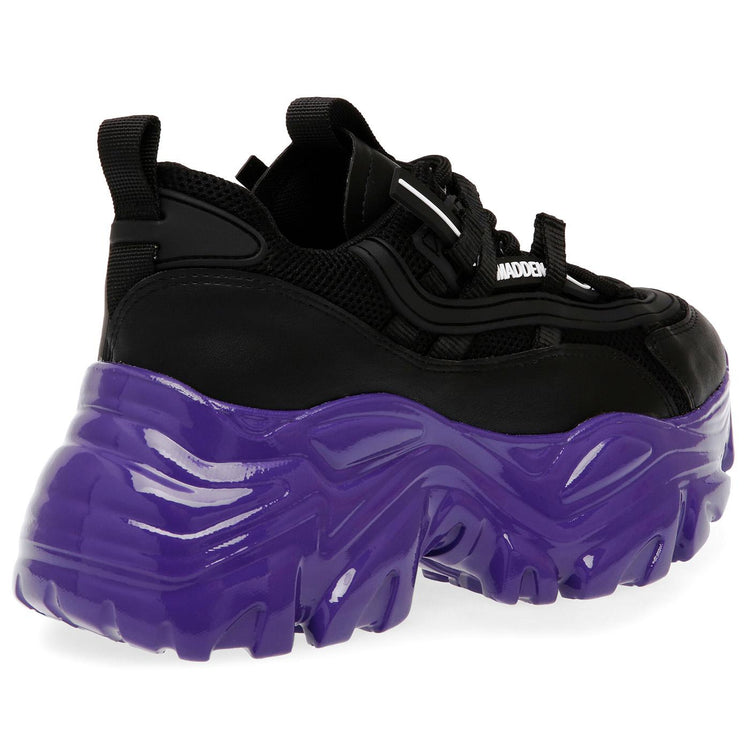 Recoupe Black / Purple - Scarpe Stringate Profilo Basso Donna Nere SMPRECOUPE-BLKPUR  STEVE MADDEN 