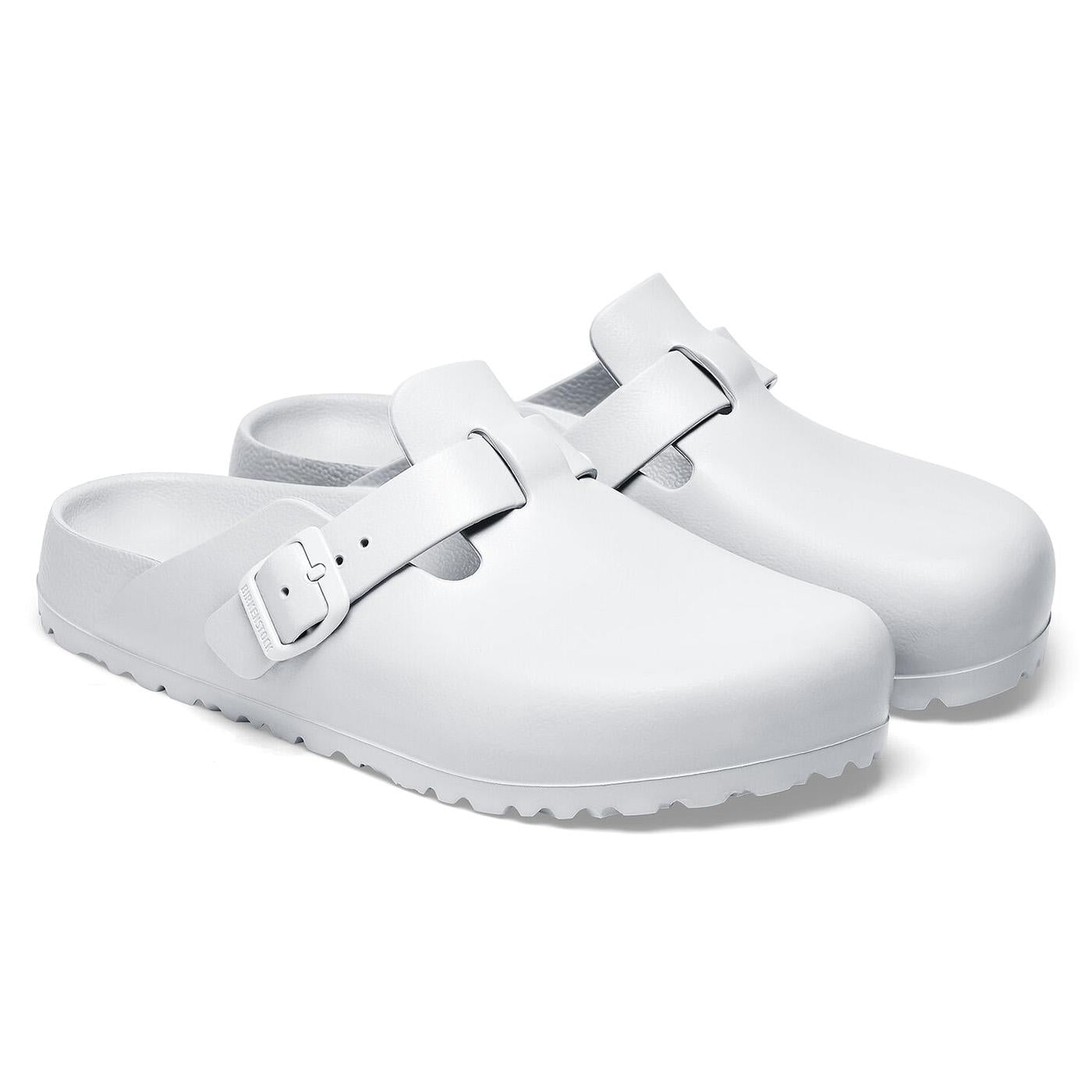Boston Eva White Regular Fit Sandals - Sandali Uomo Bianchi 1002315  BIRKENSTOCK 