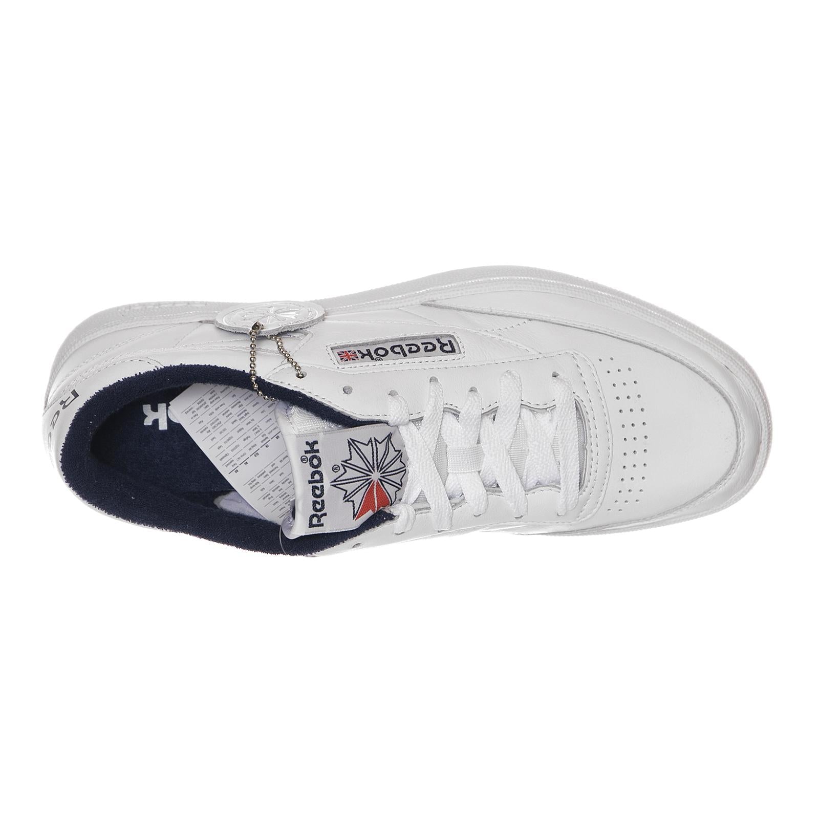 CLUB C 85 ARCHIVE WHITE/COLLEGIATE NVY CN0646  REEBOK 