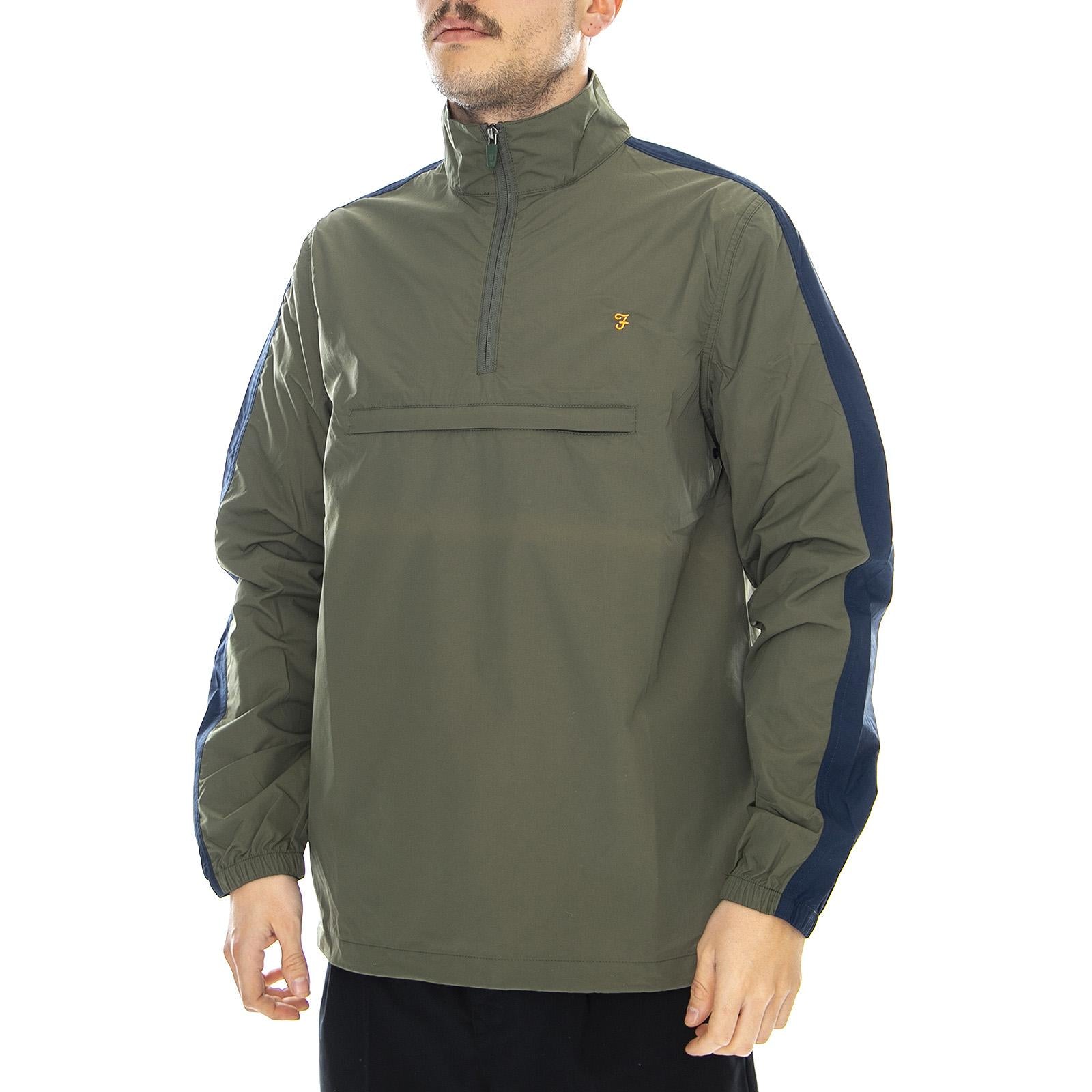 Donnelly Overhead Sol Jacket - Military Green - Giacca Estiva Uomo Verde F4RS7005-302  FARAH 