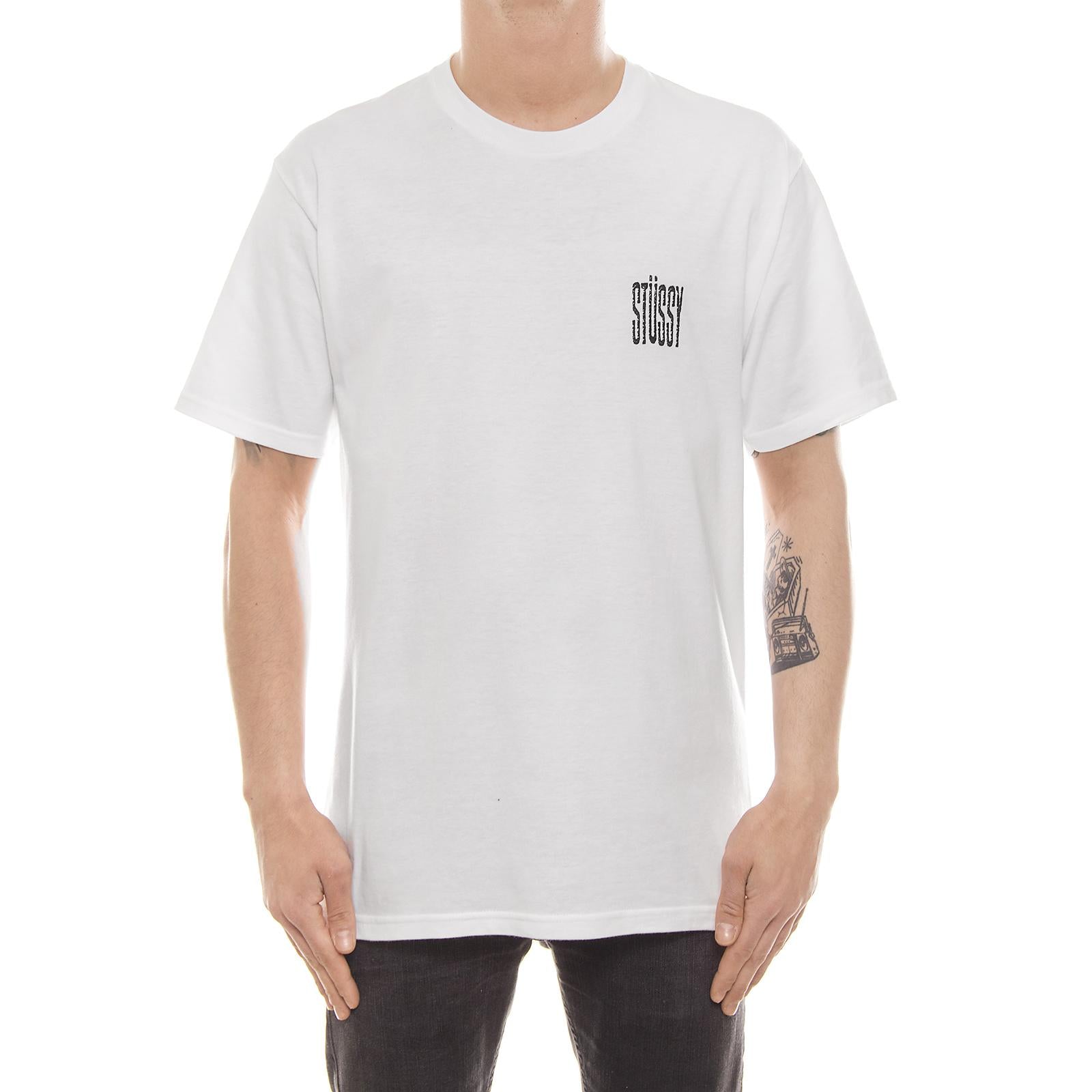 FUTURE PAST TEE WHITE 1904013-WHITE  STUSSY 