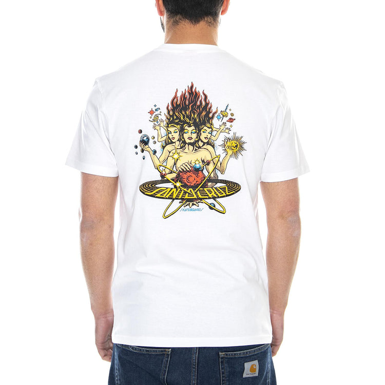  Cosmica T-Shirt White  SANTA CRUZ 