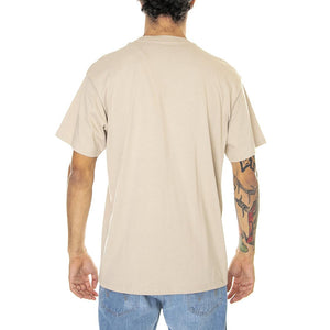 S/S Script Embroidery T-Shirt Wall / Black - Maglietta Girocollo Uomo Beige I030435-AWXX  CARHARTT WIP 