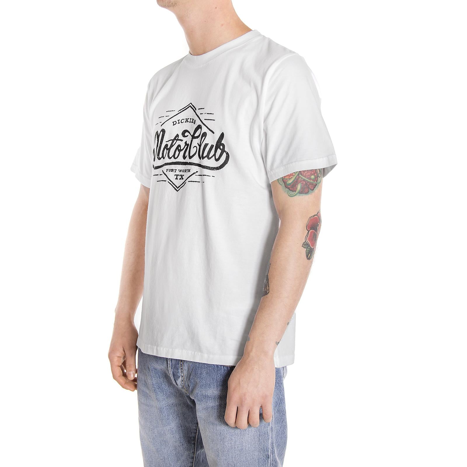 GASSVILLE S/S TEE WHITE 06-210497-WH  DICKIES 