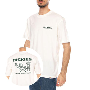 Burns Tee SS Egret - Maglietta Girocollo Uomo Bianca DK0A87QIC481 . DICKIES 