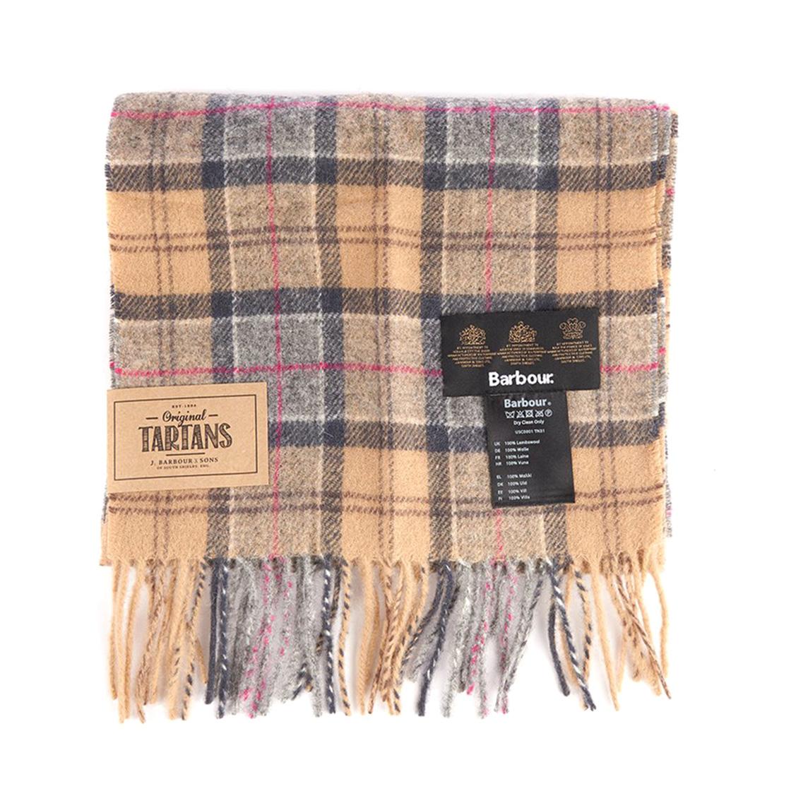 Tartan Lambswool Scarf Dress - Sciarpa Multicolore FW22-USC0001-TN31  BARBOUR 