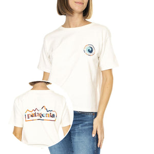 W's Unity Fitz Easy Cut Responsibili-Tee-BCW - Maglietta Girocollo Donna Beige 37769-BCW  PATAGONIA 