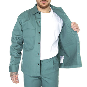 HIGHSNOBIETY x DICKIES Shirt Lincoln Green - Camicia Uomo Verde DK0A4XXLLN01  DICKIES 